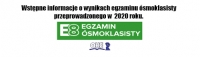 Wyniki egzaminów 2019/2020