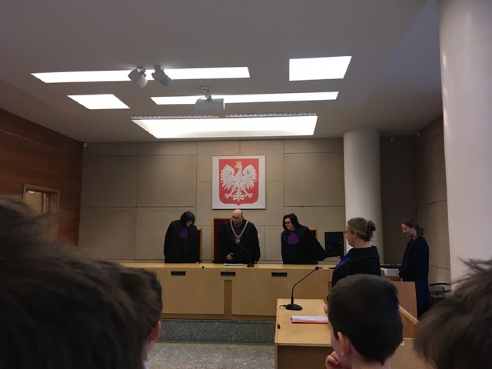 Klasa 6A w Wojewódzkim Sądzie Administracyjnym